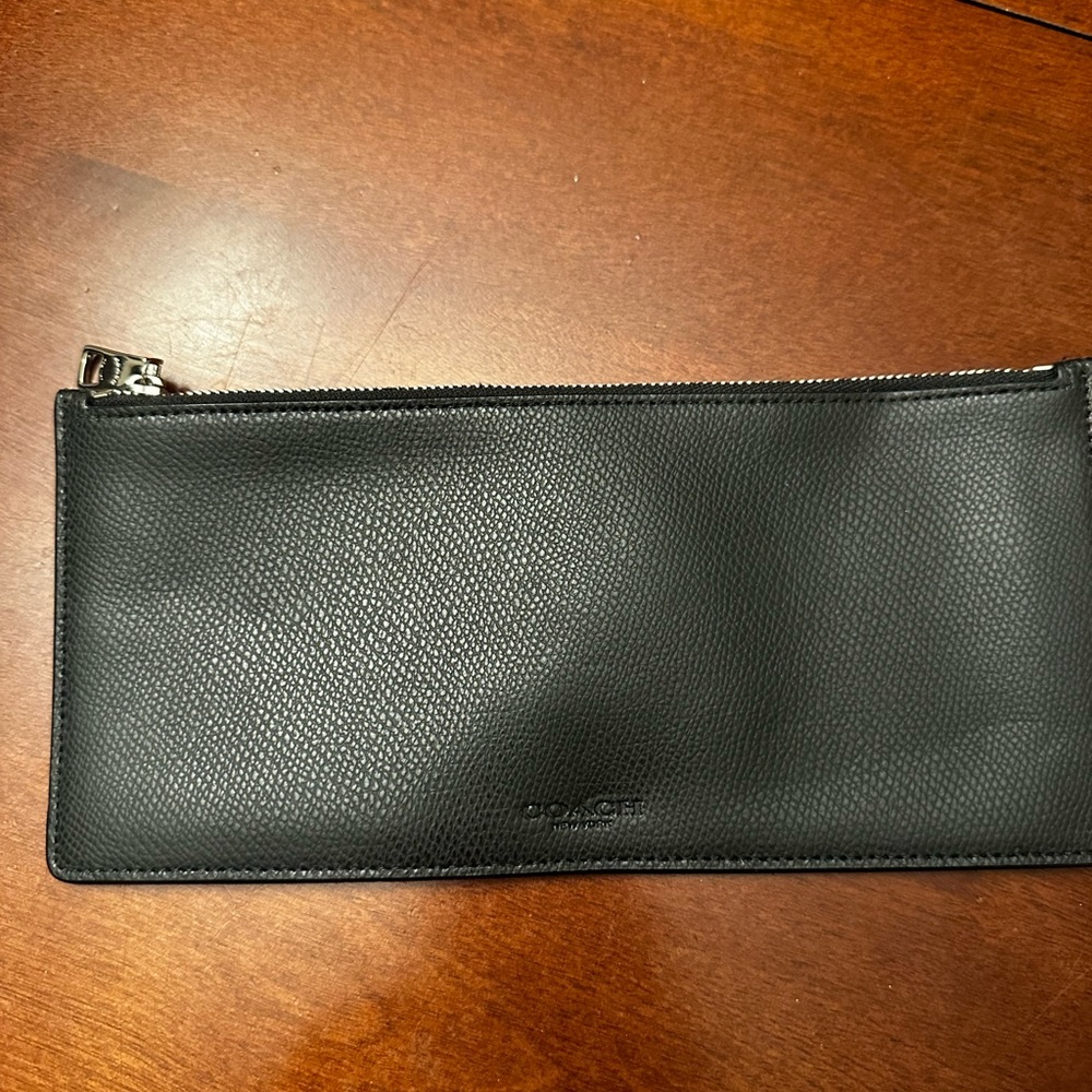 Coach black clutch